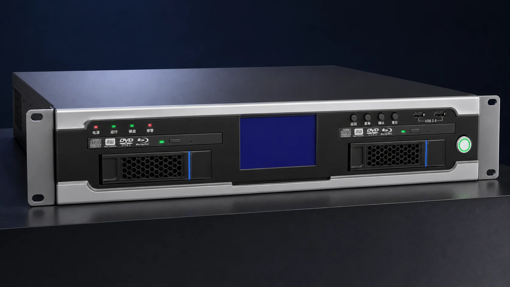 BIT-S10A2 固定式询问记录套件正面结构渲染图